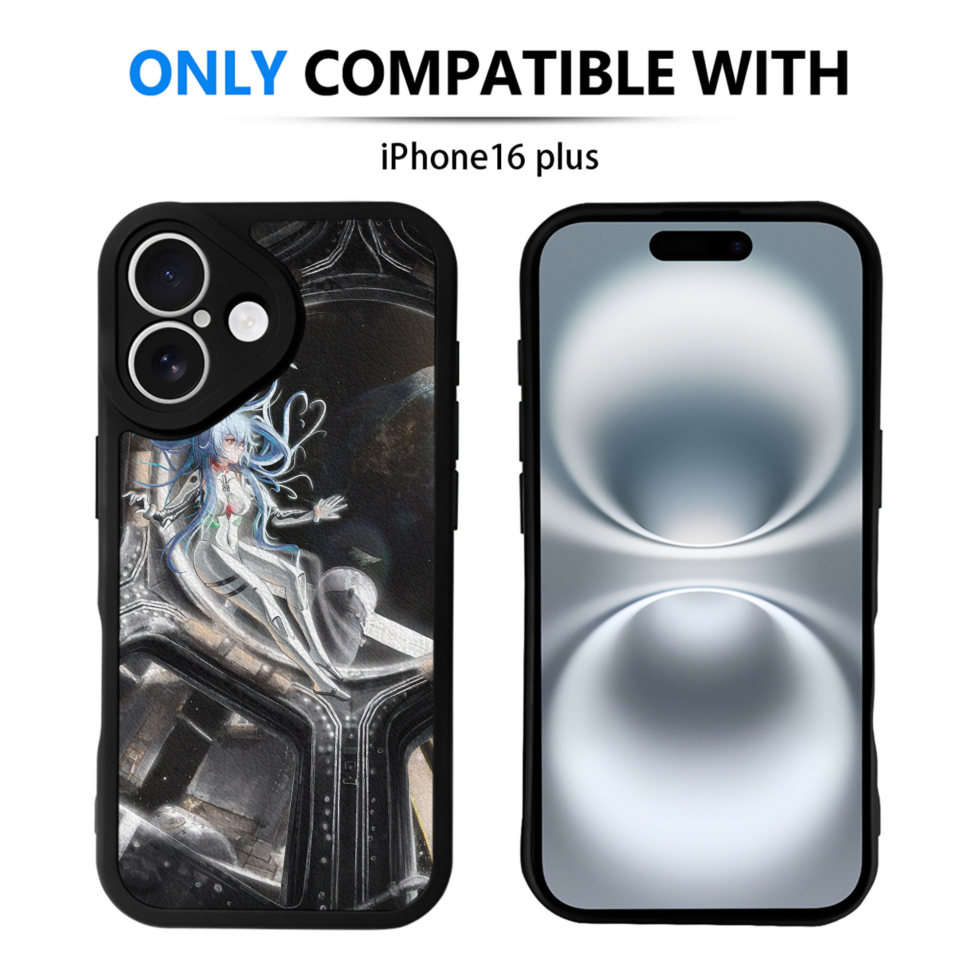 （画像用） EVA 新世紀エヴァンゲリオン 【iPhone 16シリーズ対応】シリコンスマホケース（レザー調） 材質：シリコン